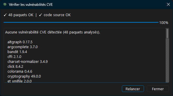 Outil d'analyse de sécurité