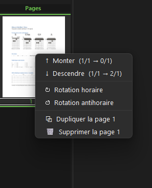 Pages